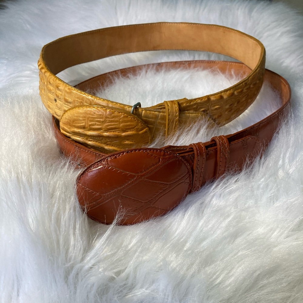 * Genuine Leather Belts , Size 34*
